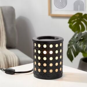 Threshold 5.7" x 4.5" Bamboo Lattice Electric Scent Warmer w/6ct Wax Melts - NEW